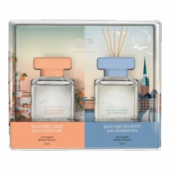 Ipuro Verkaufsgeschäft 10 ESSENTIALS Ipuro Fresh Stockholm & Fruity Lisboa Raumduft-Set