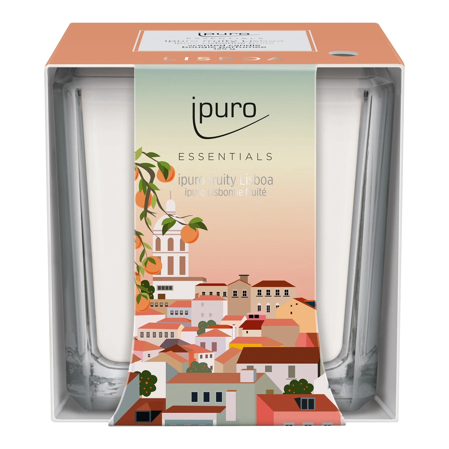 ESSENTIALS Ipuro Fruity Lisboa Duftkerze 3 ESSENTIALS Ipuro Fruity Lisboa Duftkerze – Bild 3