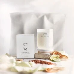 EXCLUSIVE Ipuro Santal Blanc Duftkerze -Ipuro Verkaufsgeschäft santal blanc Kerze Verpackung